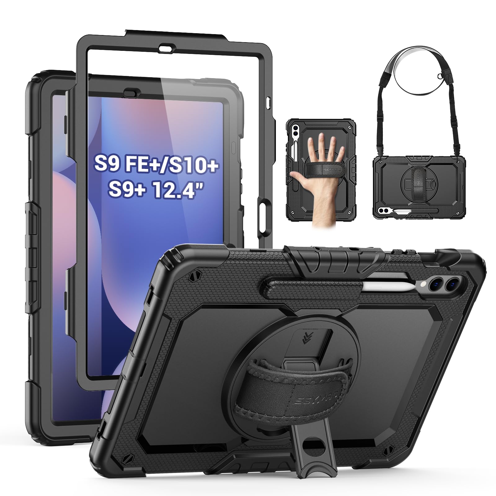 Amazon.com: SEYMAC Case for Samsung Galaxy Tab S10+ Plus 2024/ S9 Amazon.com: SEYMAC Case for Samsung Galaxy Tab S10+ Plus 2024/ S9